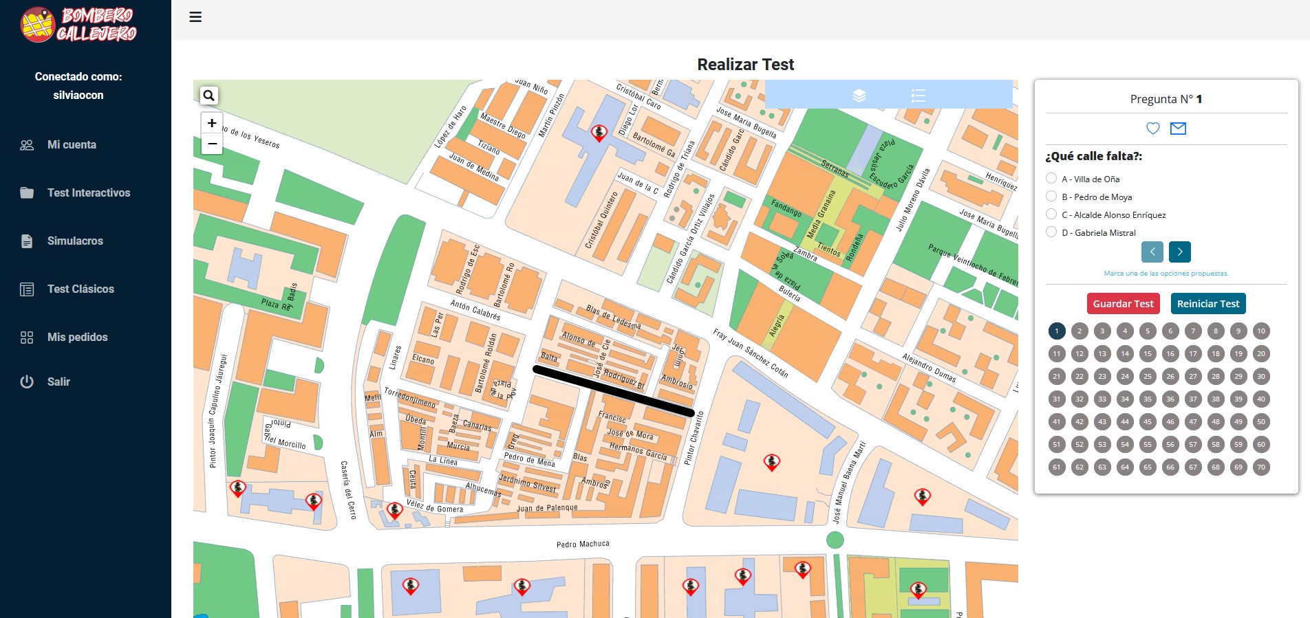 Mapa Carreteras Apei (Granada)