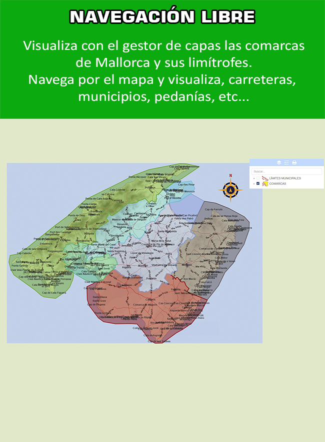Mapa Carreteras Mallorca