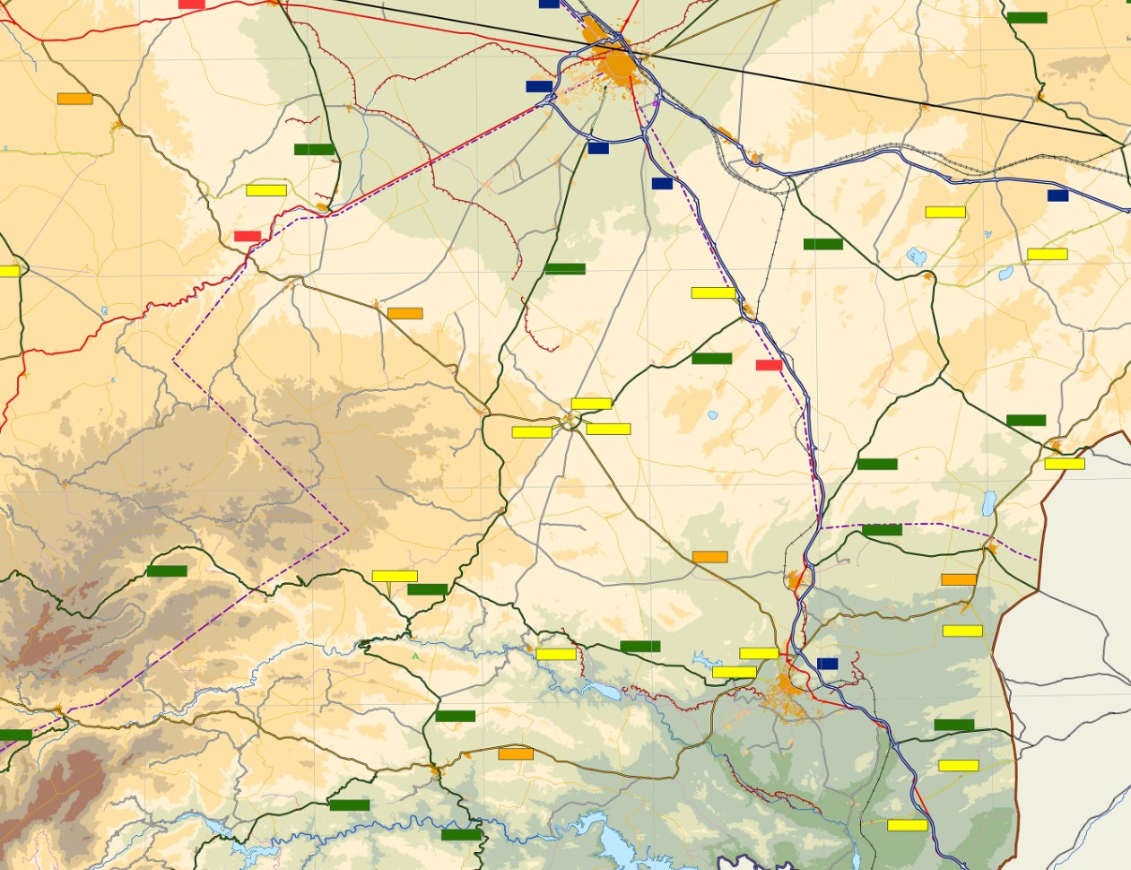 Mapa Digital Carreteras Albacete Mudo