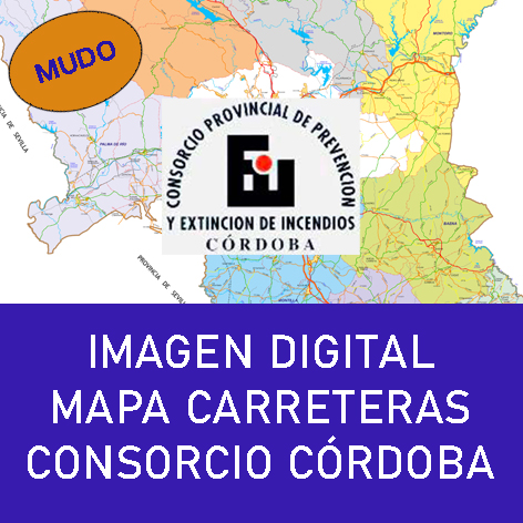 Mapa Digital Carreteras Consorcio Córdoba Mudo