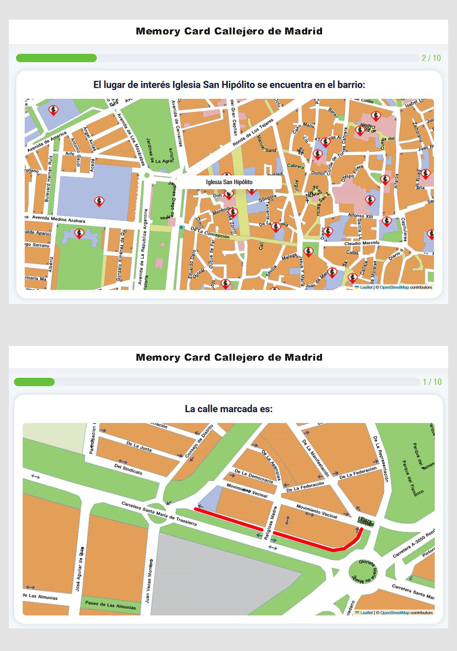 Memory Card Callejero de Madrid (Boam 9683/2906-24)