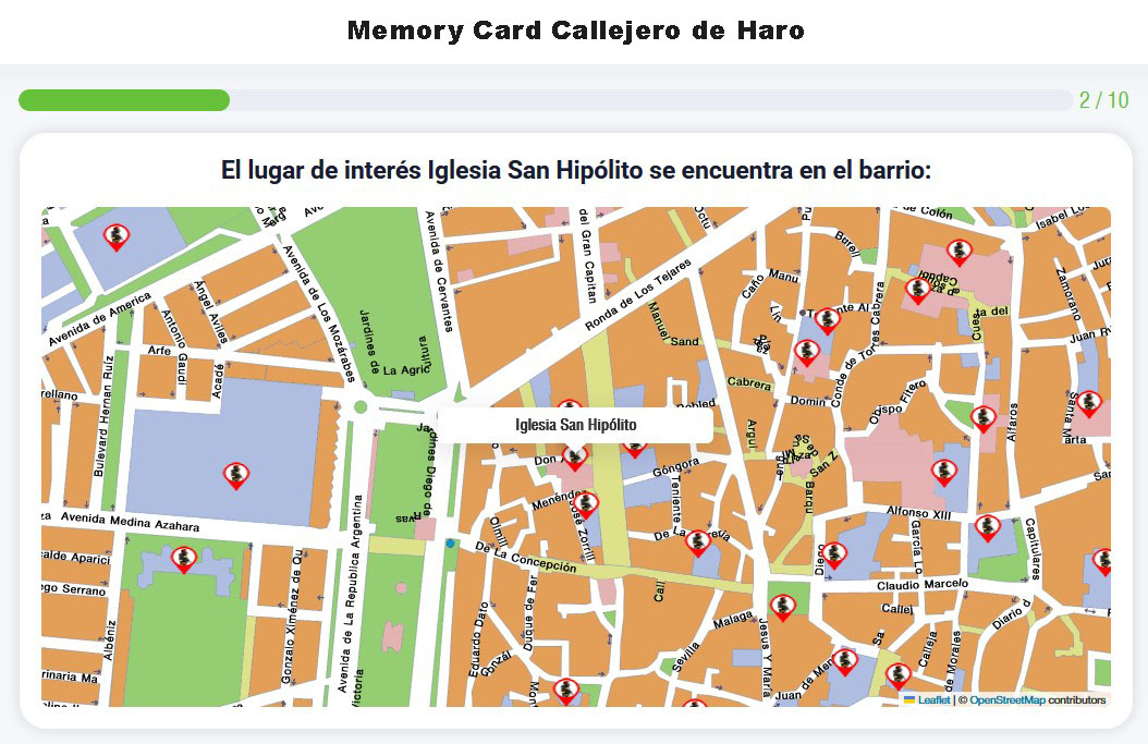 Memory Card Callejero de Haro