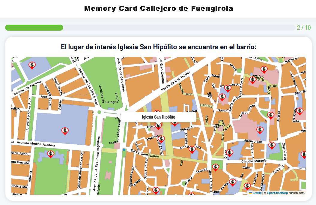 Memory Card Callejero de Fuengirola